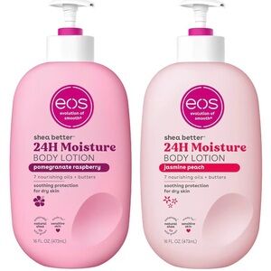 eos 24H Moisture Body Lotion Duo – Pink (Pomegranate Raspberry & Jasmine Peach)